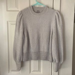H&M chenille cropped sweater